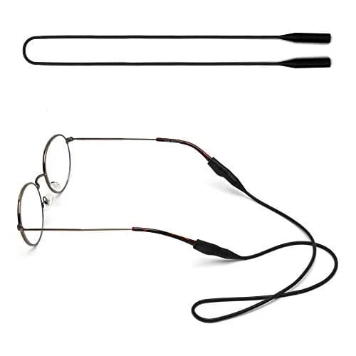 JM Elastic Silicone Eyeglasses Strap Holder Waterproof Glasses Retainer 2 Pack | Adjustable, Water-Resistant, Fits Most Glasses thumbnail 2