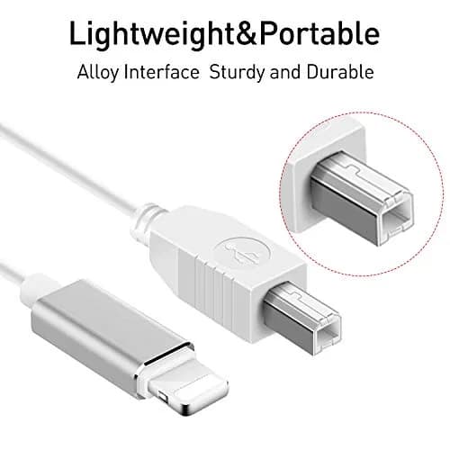 MeloAudio Lightning to MIDI Cable 1.5m (5ft) | Connect iOS to Musical Instruments thumbnail 6