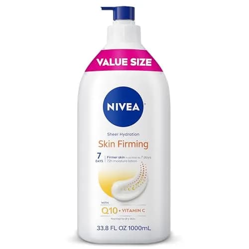 NIVEA Sheer Hydration Skin Firming Body Lotion with Q10 & Vitamin C, 1000ml (33.8 Fl Oz) | Firms Skin in 7 Days thumbnail 1
