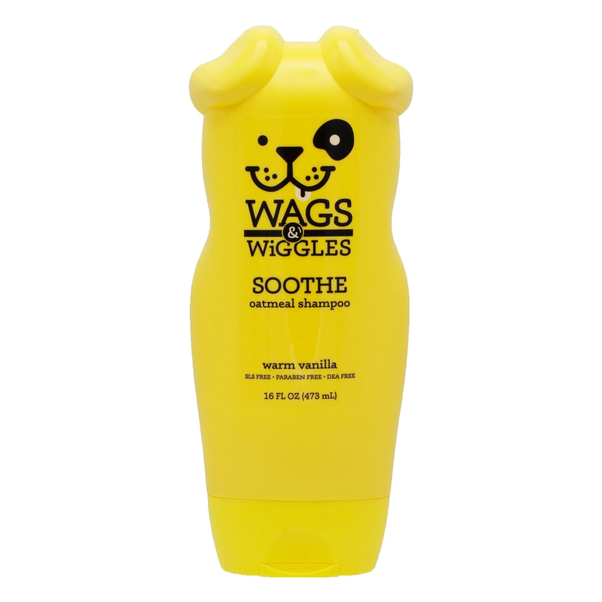 Wags & Wiggles Soothe Oatmeal Dog Shampoo, 16 Oz | Gentle, pH-Balanced for Sensitive Skin — 16 Fl Oz