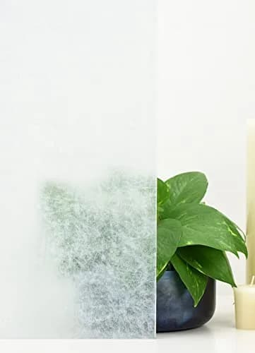 Fablon Rice Paper Window Film, White & Off-White | Organic Rice Paper Look, Self Stick, 9.68 Sq Ft thumbnail 4