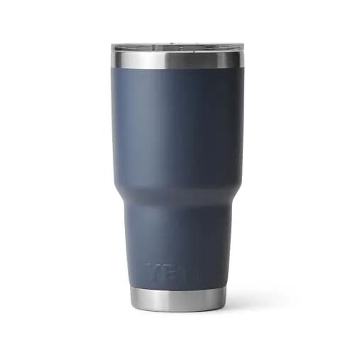 YETI Rambler 30 oz Stainless Steel Vacuum Insulated Tumbler with MagSlider Lid, Navy | Keeps Drinks Hot or Cold for Hours thumbnail 5
