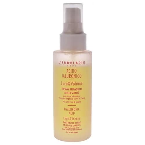 L'Erbolario Hyaluronic Acid Two Phase Spray - Light & Volume, 3.3 Oz | Fuller, Softer, Shinier Hair thumbnail 2