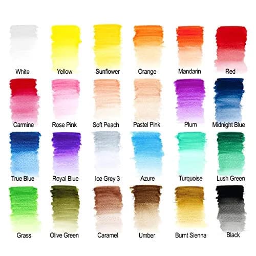 Winsor & Newton Studio Collection Watercolor Pencils 24 Count (3.7mm Core) | Highly Pigmented Art Pencils thumbnail 4