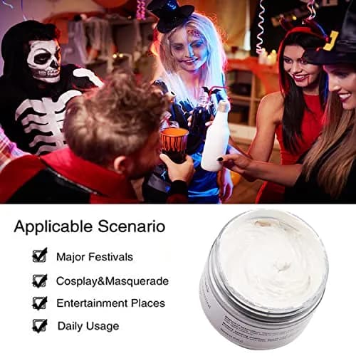 SWAKER White Hair Color Wax 120g (4.23 oz) | Temporary Styling Cream for Parties & Cosplay thumbnail 5