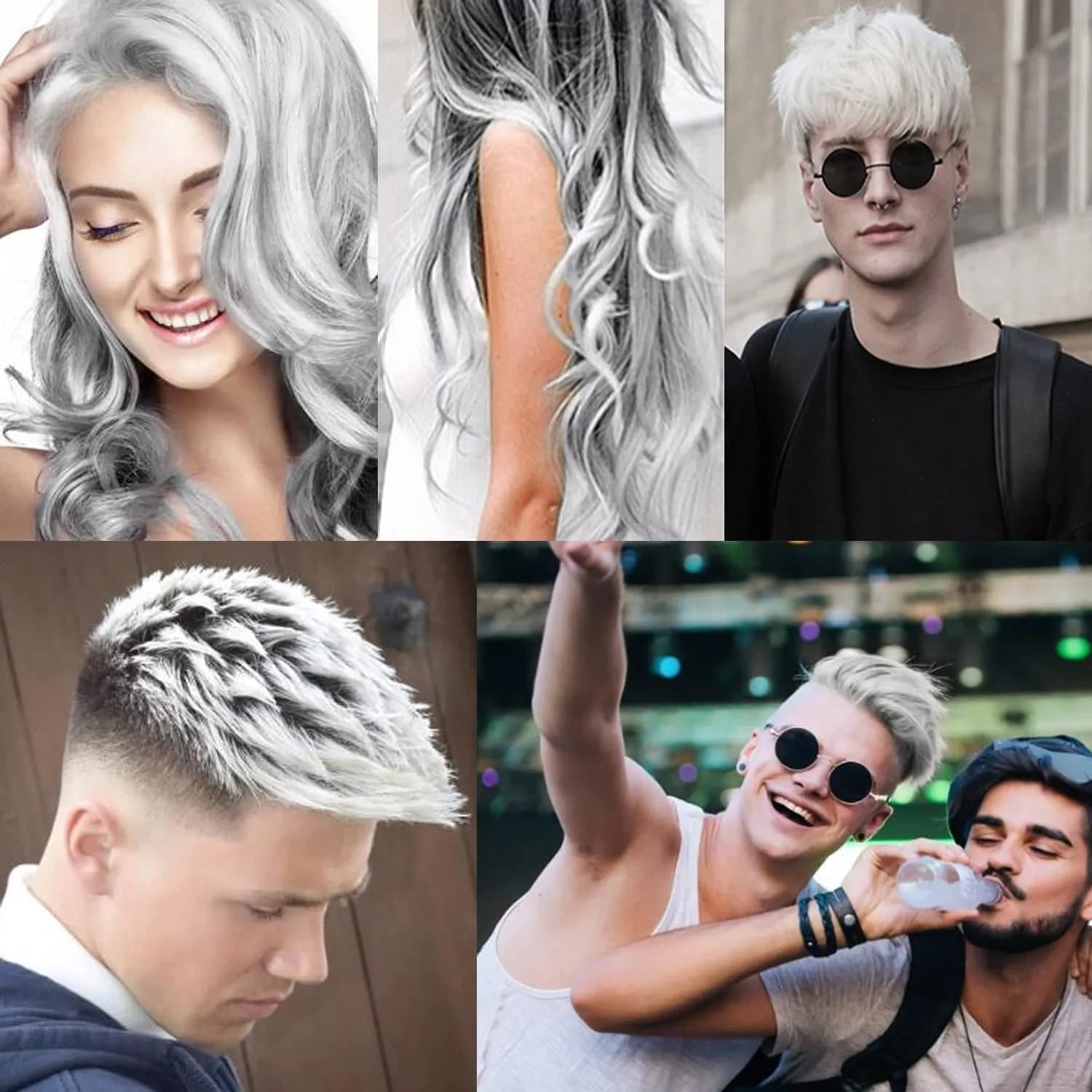 SWAKER White Hair Color Wax 120g (4.23 oz) | Temporary Styling Cream for Parties & Cosplay - view 6