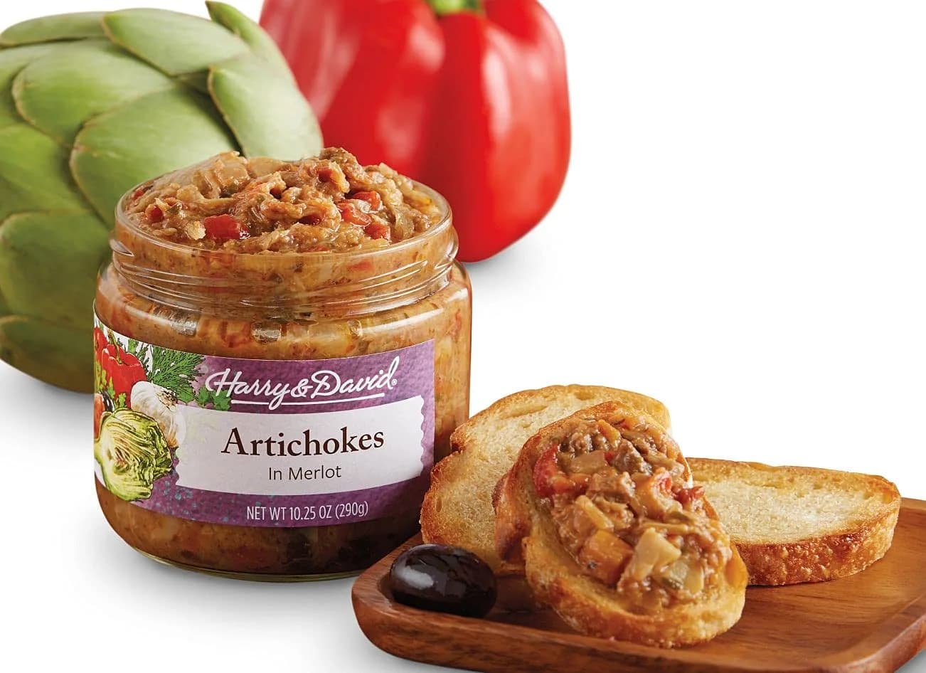 Harry & David Merlot Laced Artichoke Spread 10Oz | Mediterranean Flavor for Gourmet Cooking - main product image