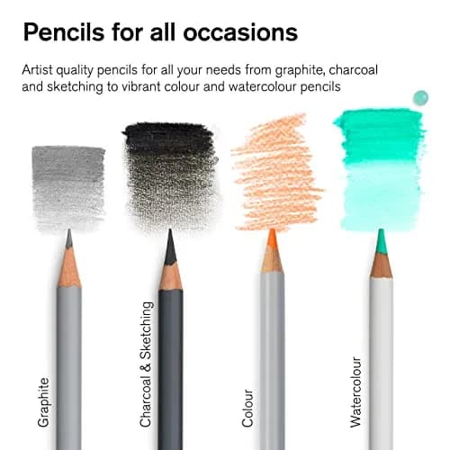Winsor & Newton Sketching Pencils Set of 10 | Versatile Art & Drawing Tools for Artists thumbnail 7