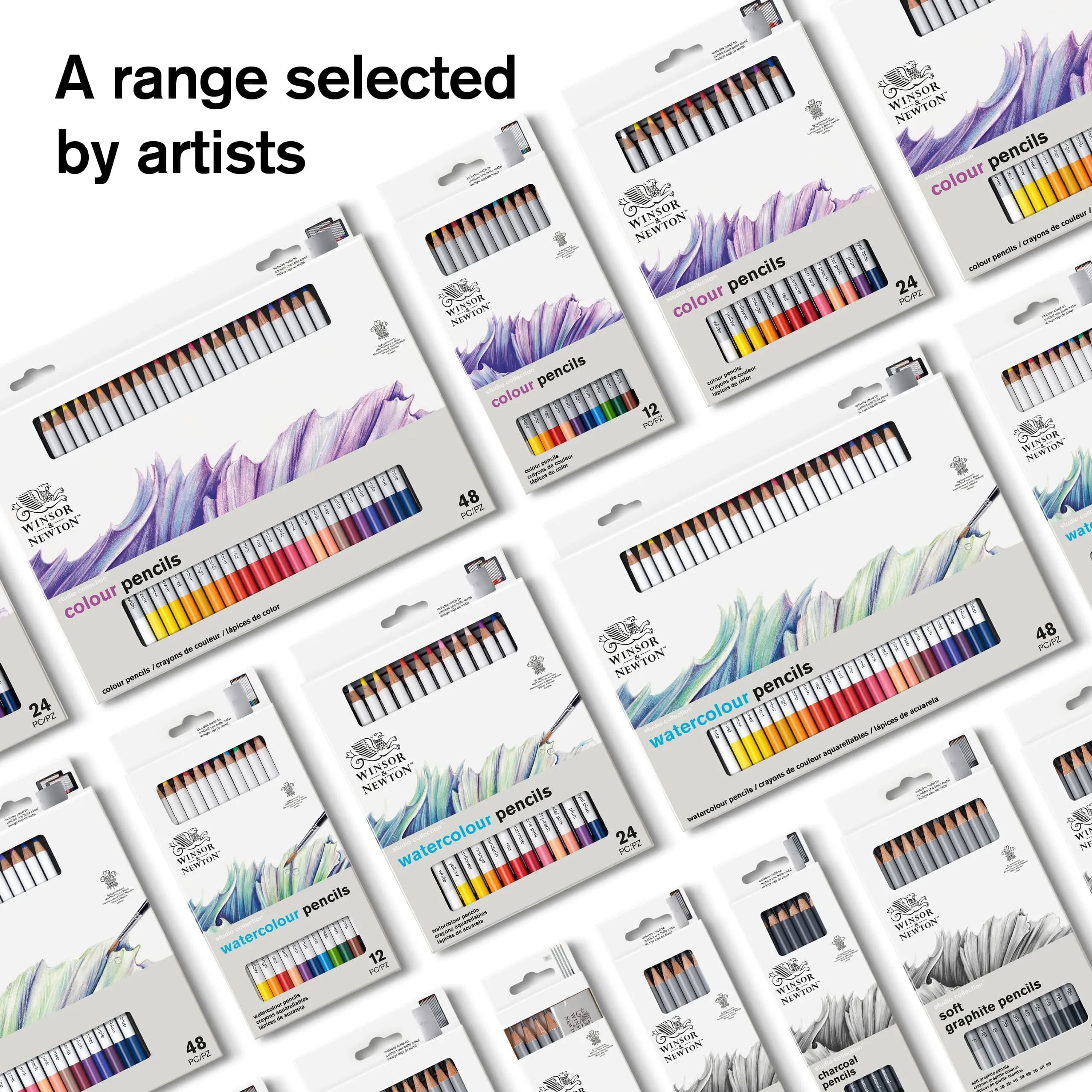 Winsor & Newton Sketching Pencils Set of 10 | Versatile Art & Drawing Tools for Artists - view 8