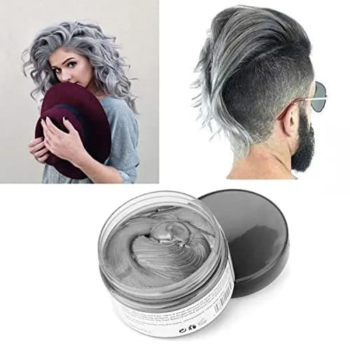 SWAKER Silver Gray Hair Color Wax, 4.23 oz | Temporary Hair Styling & Coloring thumbnail 7