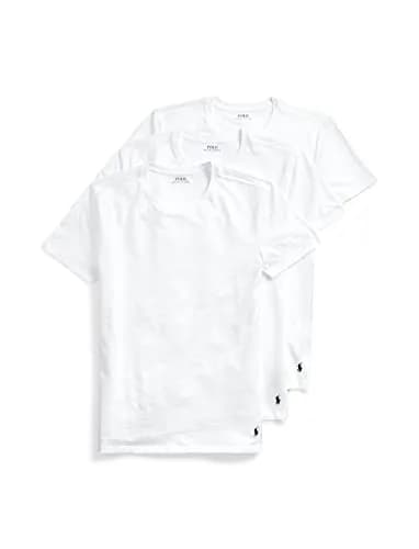 POLO RALPH LAUREN Classic Fit Cotton Crew Tee 3 Pack | Soft, Moisture-Wicking, XL thumbnail 1