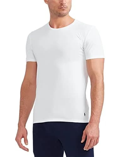 POLO RALPH LAUREN Classic Fit Cotton Crew Tee 3 Pack | Soft, Moisture-Wicking, XL thumbnail 2