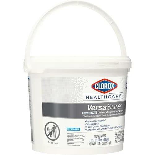 Clorox Healthcare VersaSure Disinfectant Wipes 12" x 12" 110 Count | Broad-Spectrum, Alcohol-Free, Hospital-Grade (70-120 chars) thumbnail 9