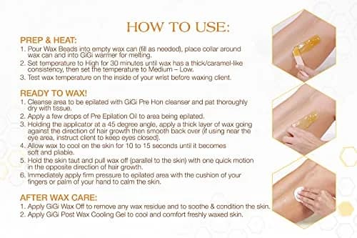 GIGI Golden Honee Hard Wax Beads 396 g | Stripless Hair Removal for Face & Body thumbnail 4