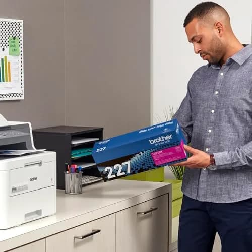 Brother Genuine TN227M High Yield Magenta Toner Cartridge | Page Yield Up to 2,300 Pages thumbnail 4