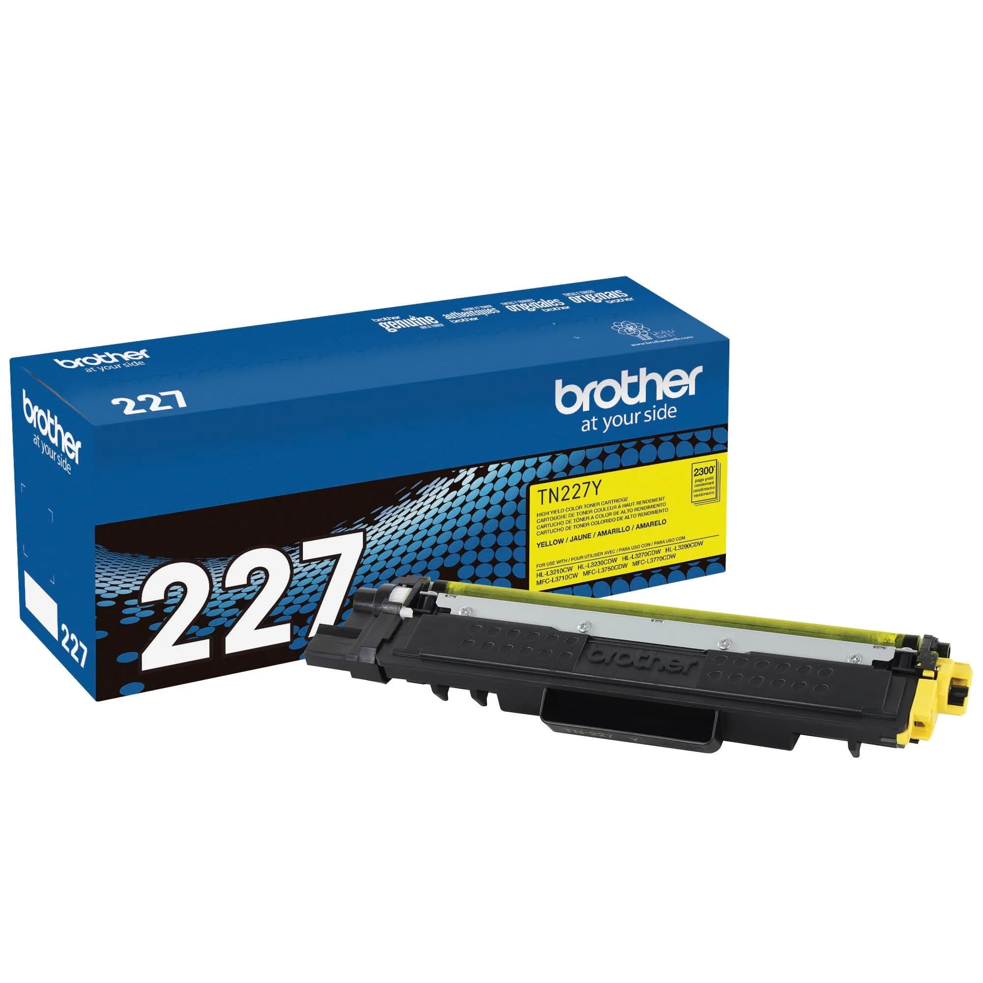 Brother Genuine TN-223Y Yellow Toner Cartridge High Yield (3,000 Pages) | Professional Color Laser Print Quality - main product image
