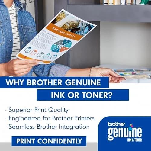 Brother Genuine TN227Y High Yield Yellow Toner Cartridge 2,300 Pages | Genuine Brother Toner for Vivid Color Prints thumbnail 2
