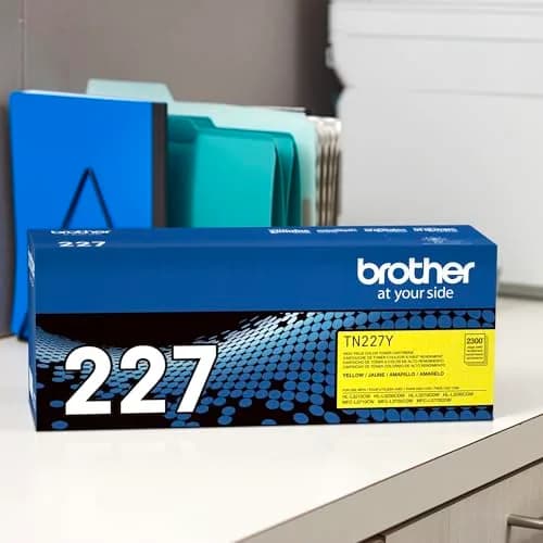 Brother Genuine TN227Y High Yield Yellow Toner Cartridge 2,300 Pages | Genuine Brother Toner for Vivid Color Prints thumbnail 3