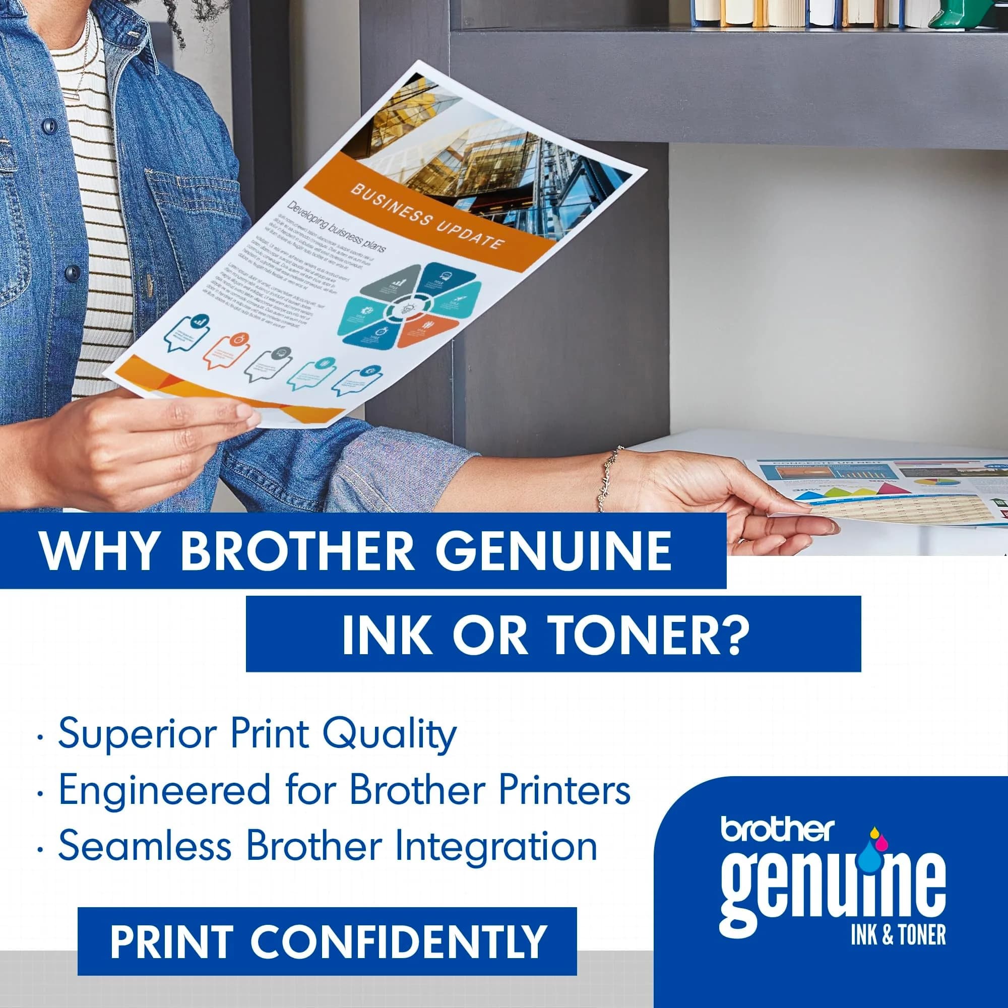 Brother Genuine TN-223M Magenta Toner Cartridge Standard Yield (1,300 Pages) | Professional Color Laser Print Quality - view 2