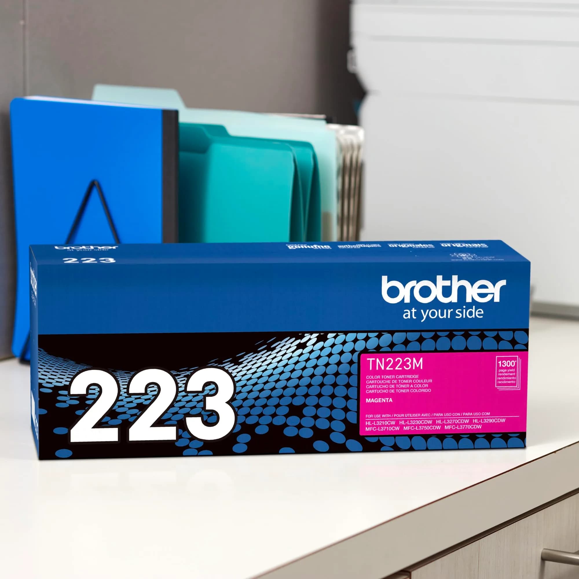 Brother Genuine TN-223M Magenta Toner Cartridge Standard Yield (1,300 Pages) | Professional Color Laser Print Quality - view 3