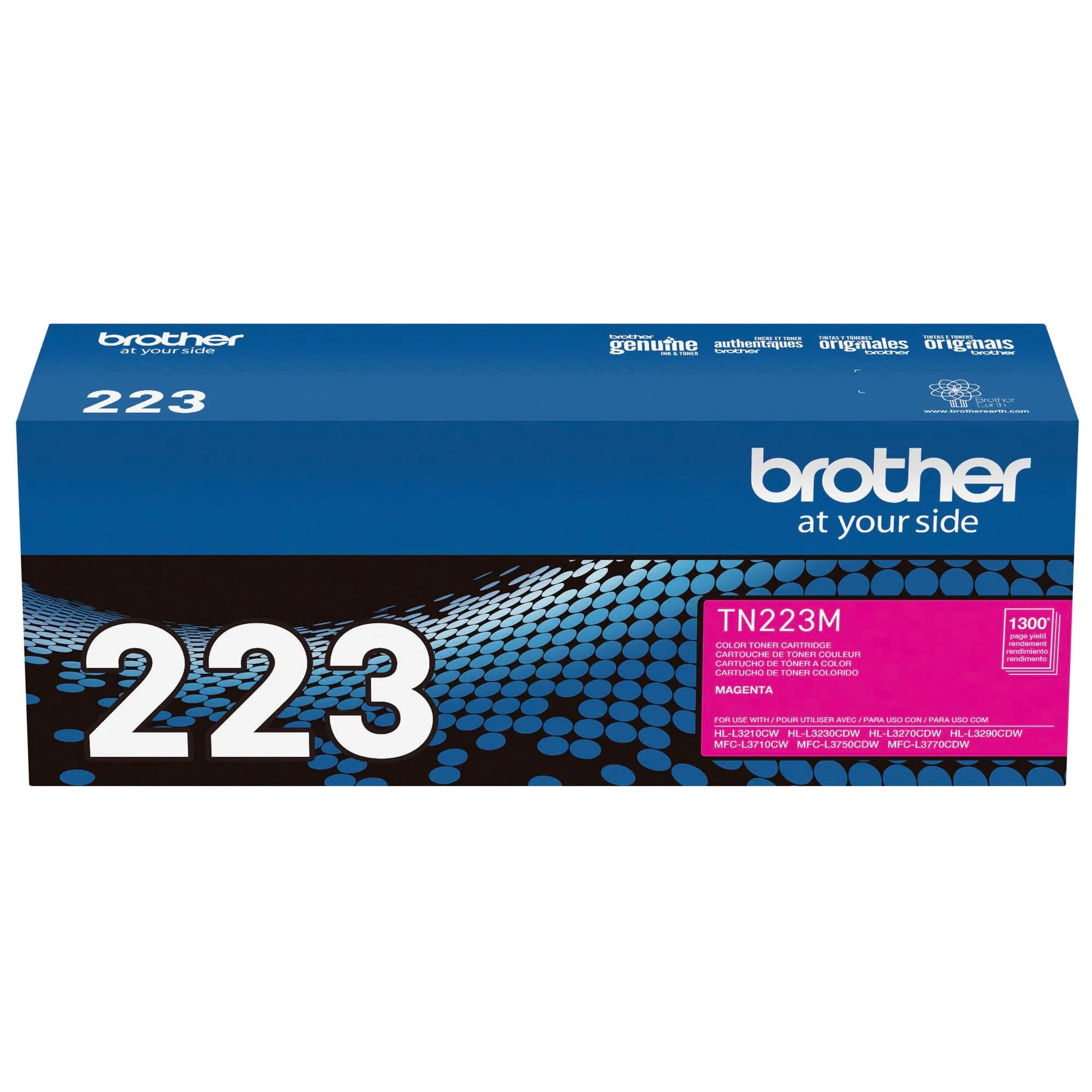 Brother Genuine TN-223M Magenta Toner Cartridge Standard Yield (1,300 Pages) | Professional Color Laser Print Quality - view 7