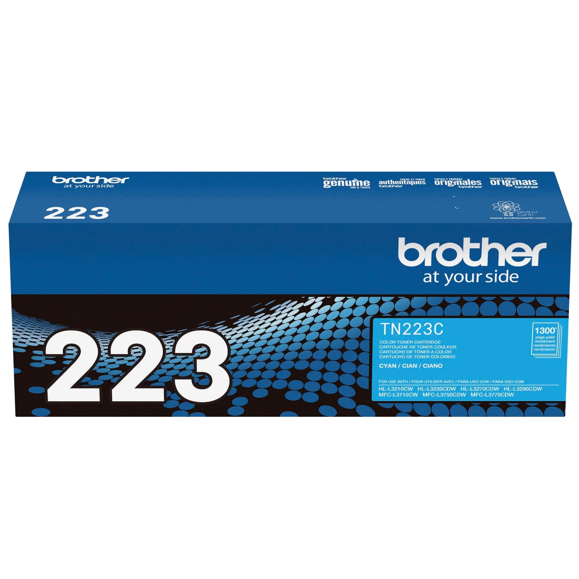 Brother Genuine TN-223C Cyan Toner Cartridge Standard Yield | Fade-Resistant Laser Print Quality - view 7