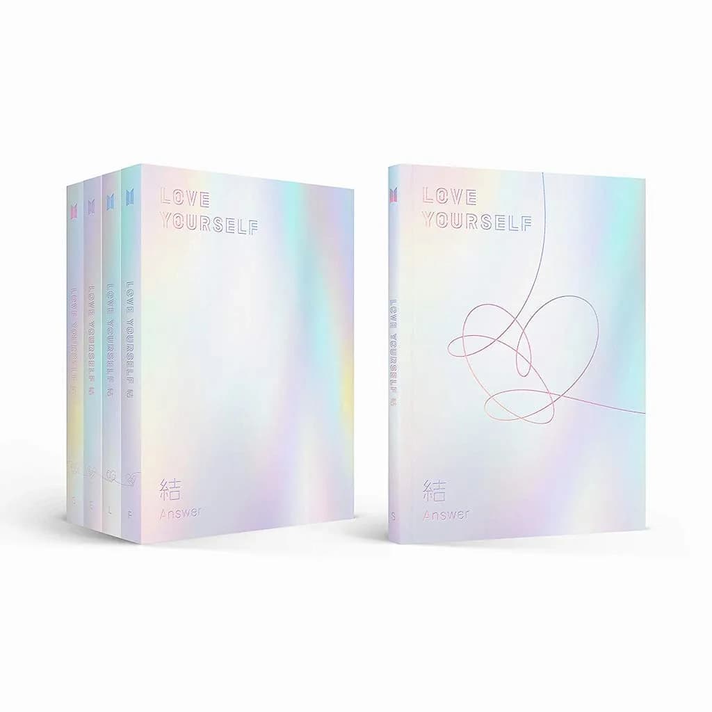 Genie Music BTS Love Yourself 結 Answer Random Version 2CD+Photobook+Mini Book+Photocard+Folded Poster | Authentic K-Pop Import - main product image