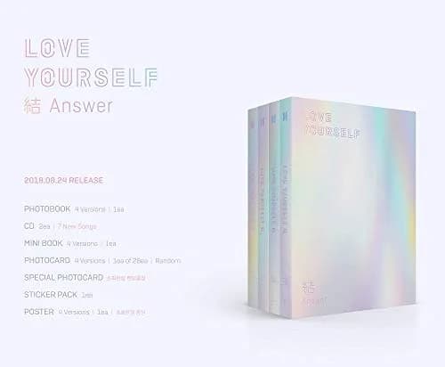 Genie Music BTS Love Yourself 結 Answer Random Version 2CD+Photobook+Mini Book+Photocard+Folded Poster | Authentic K-Pop Import thumbnail 2