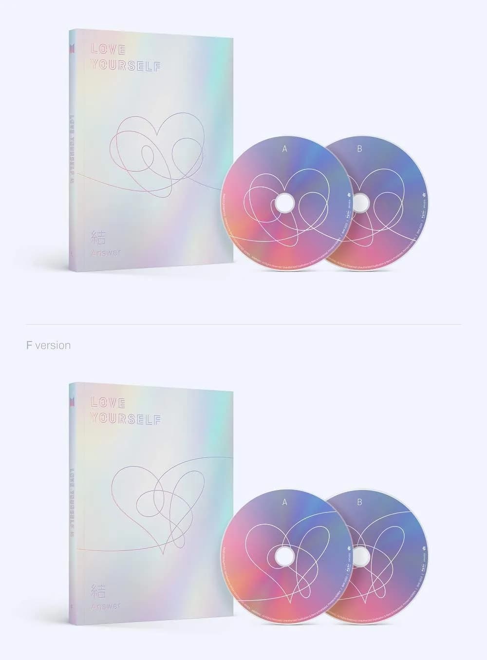 Genie Music BTS Love Yourself 結 Answer Random Version 2CD+Photobook+Mini Book+Photocard+Folded Poster | Authentic K-Pop Import - view 4