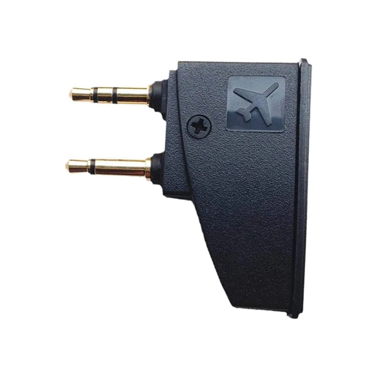 Asobilor Gold Airplane Headphone Adapter with 3.5mm Jack | Compatible with Bose QC Series & More - main product image