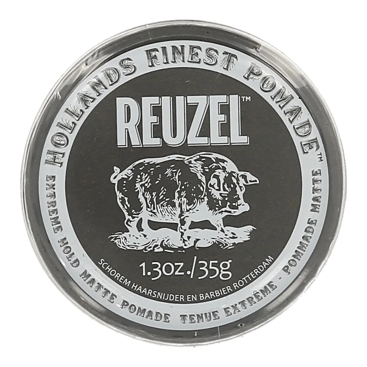 REUZEL Extreme Hold Matte Pomade 35g (1.3 oz) | Strongest All Day Hold — 1.
