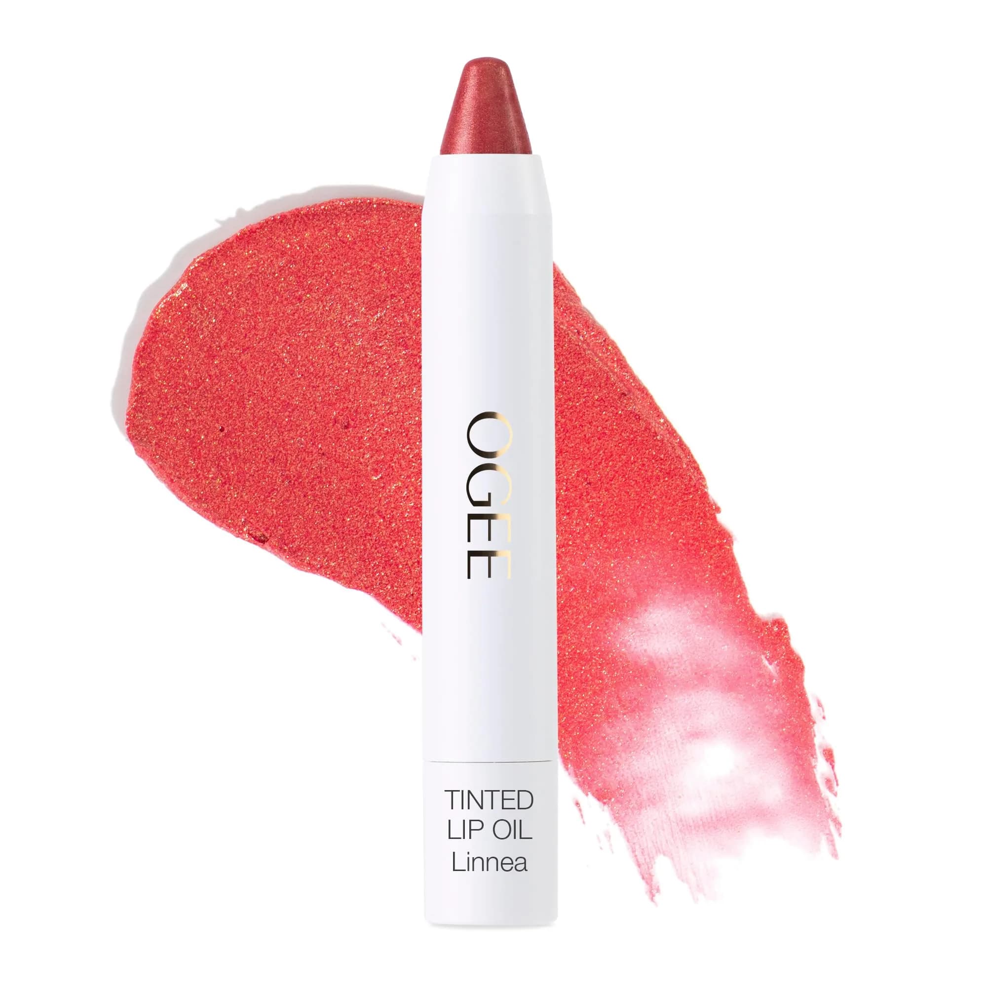 Ogee Tinted Sculpted Lip Oil - Organic Lip Stain, Balm & Color - LINNEA - main product image