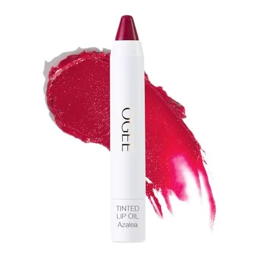 Ogee Tinted Sculpted Lip Oil - Organic Lip Stain, Balm & Color - AZALEA | Moisturizing & Buildable Sheer Color (70-120 chars) thumbnail 1