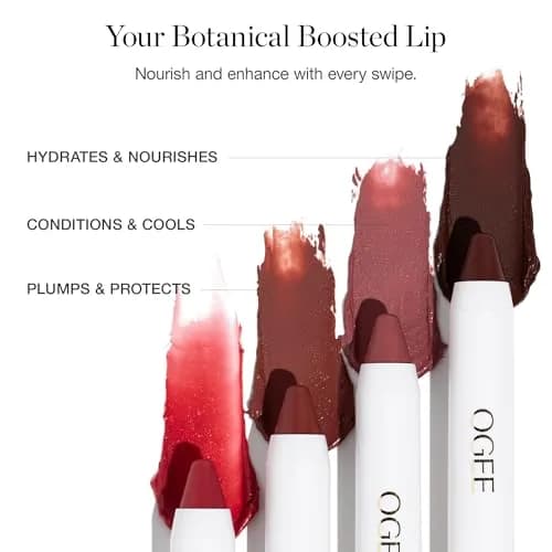 Ogee Tinted Sculpted Lip Oil - Organic Lip Stain, Balm & Color - AZALEA | Moisturizing & Buildable Sheer Color (70-120 chars) thumbnail 5