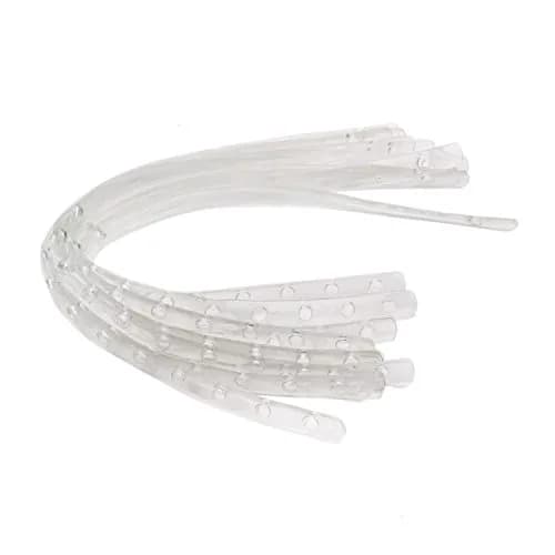 esowemsn Transparent Display Hanger Strips 50cm (19.7 in) | 36pcs for Closet Organization thumbnail 1