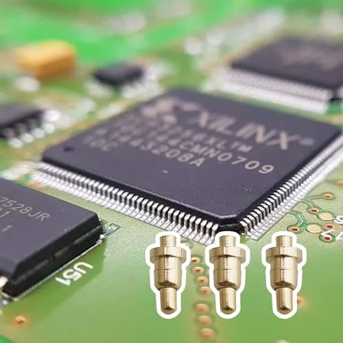 Yibuy Gold Plated PCB Probes 100 Piece | Precision Copper Pins for Electronics (70-120 chars) thumbnail 2