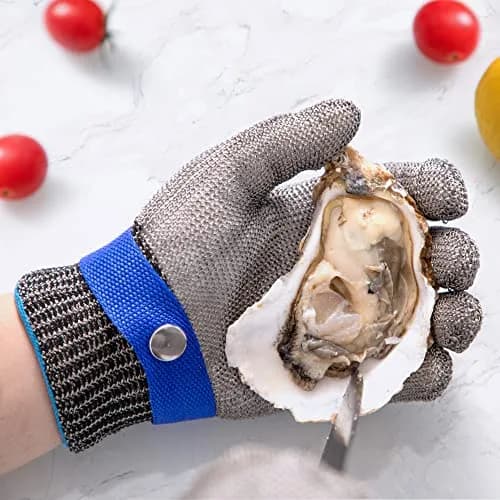 ARCLIBER Level 9 Cut Resistant Glove Stainless Steel Wire Mesh | Food Safe, Ambidextrous, Reusable thumbnail 5