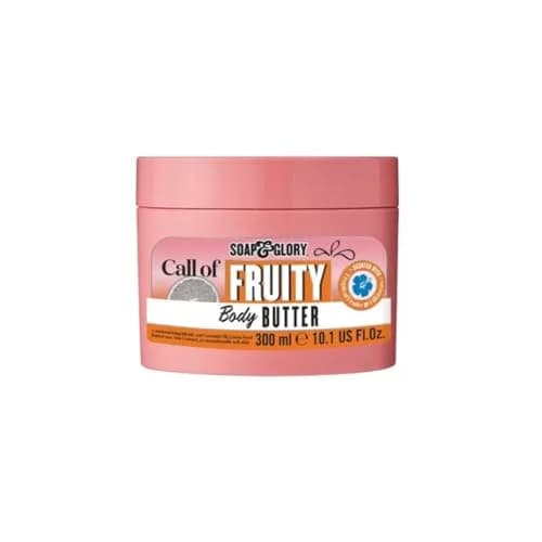 Soap & Glory Call of Fruity Body Butter 300 ml (10.1 Fl Oz) | Hydrating Lotion for Dry Skin with Vitamin E, Coconut Oil & Aloe Extracts thumbnail 1