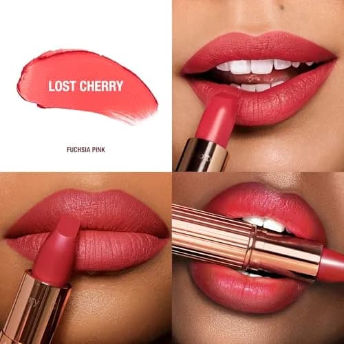 Charlotte Tilbury Matte Revolution Lipstick Lost Cherry - 1.7g (0.06 oz) | Hydrating Matte Finish thumbnail 2