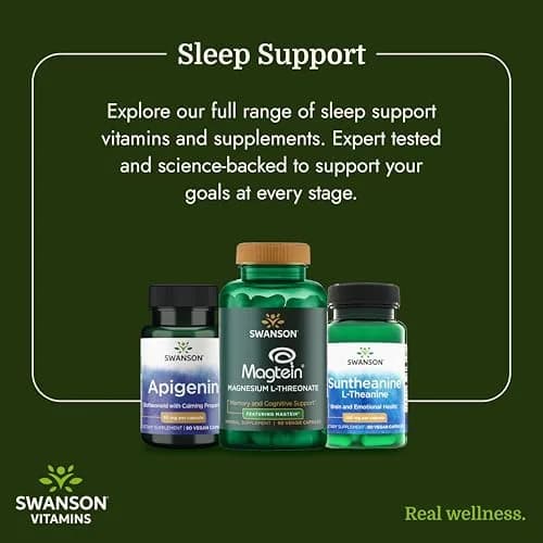 Swanson Apigenin Bioflavonoid 50 mg Vegan Capsules 270 Count (90 Count Pack of 3) | Natural Sleep & Stress Support thumbnail 6