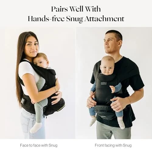 TushBaby Hip Seat Baby Carrier for Babies & Toddlers up to 45 lbs | Supportive, No-Foam, Lightweight with Storage thumbnail 7
