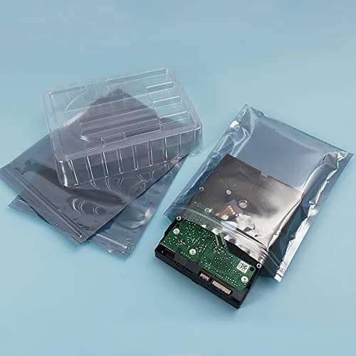 HRX Package 100pcs Ziplock Anti Static Bags 5.9 in x 7.9 in | Static-Sensitive Electronic Storage thumbnail 4
