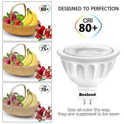 Boxlood MR16 LED Bulbs 5W GU5.3 450LM 12V | Cool White Non-Dimmable 10 Pack thumbnail 4