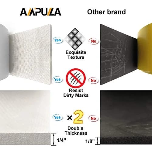 AMPULLA Garage Wall Protector 2-Pack 20cm x 200cm x 6mm | Double Thick Foam Bumper for Car Doors & Walls thumbnail 4