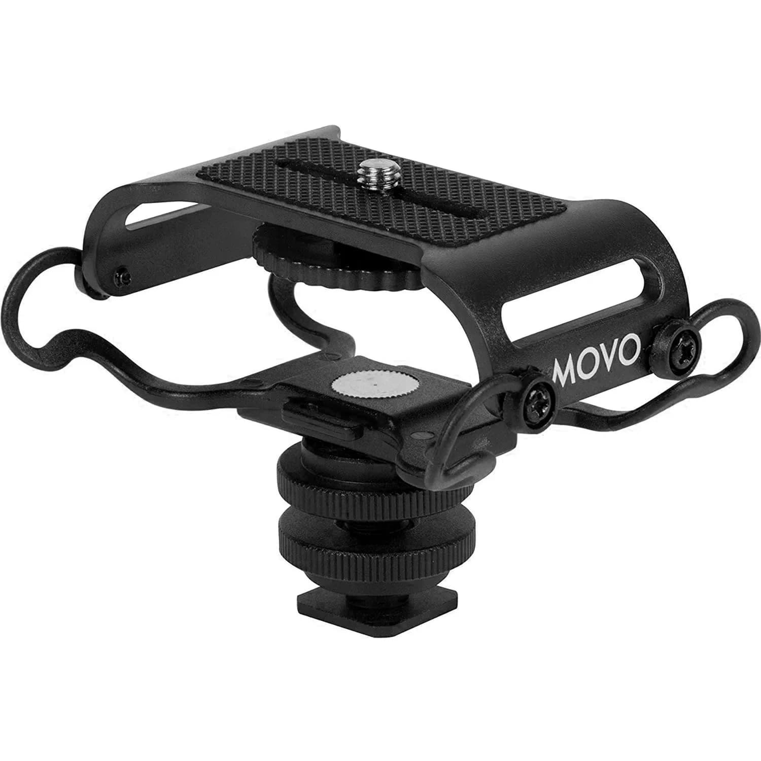 Movo SMM5-B Universal Microphone Shock Mount 55g | Reduces Handling Noise for Content Creators