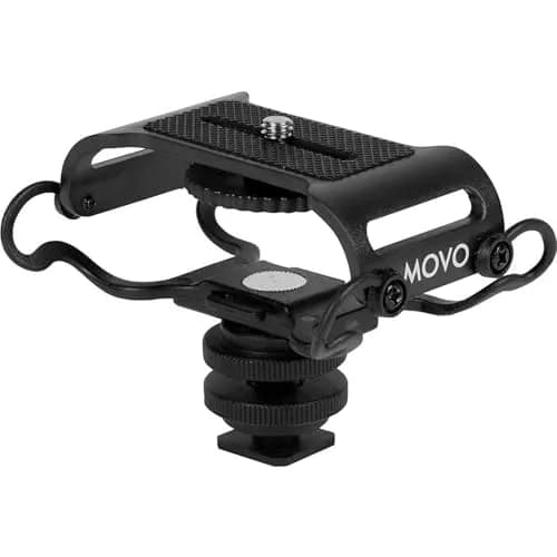 Movo SMM5-B Universal Microphone Shock Mount 55g | Reduces Handling Noise for Content Creators thumbnail 1