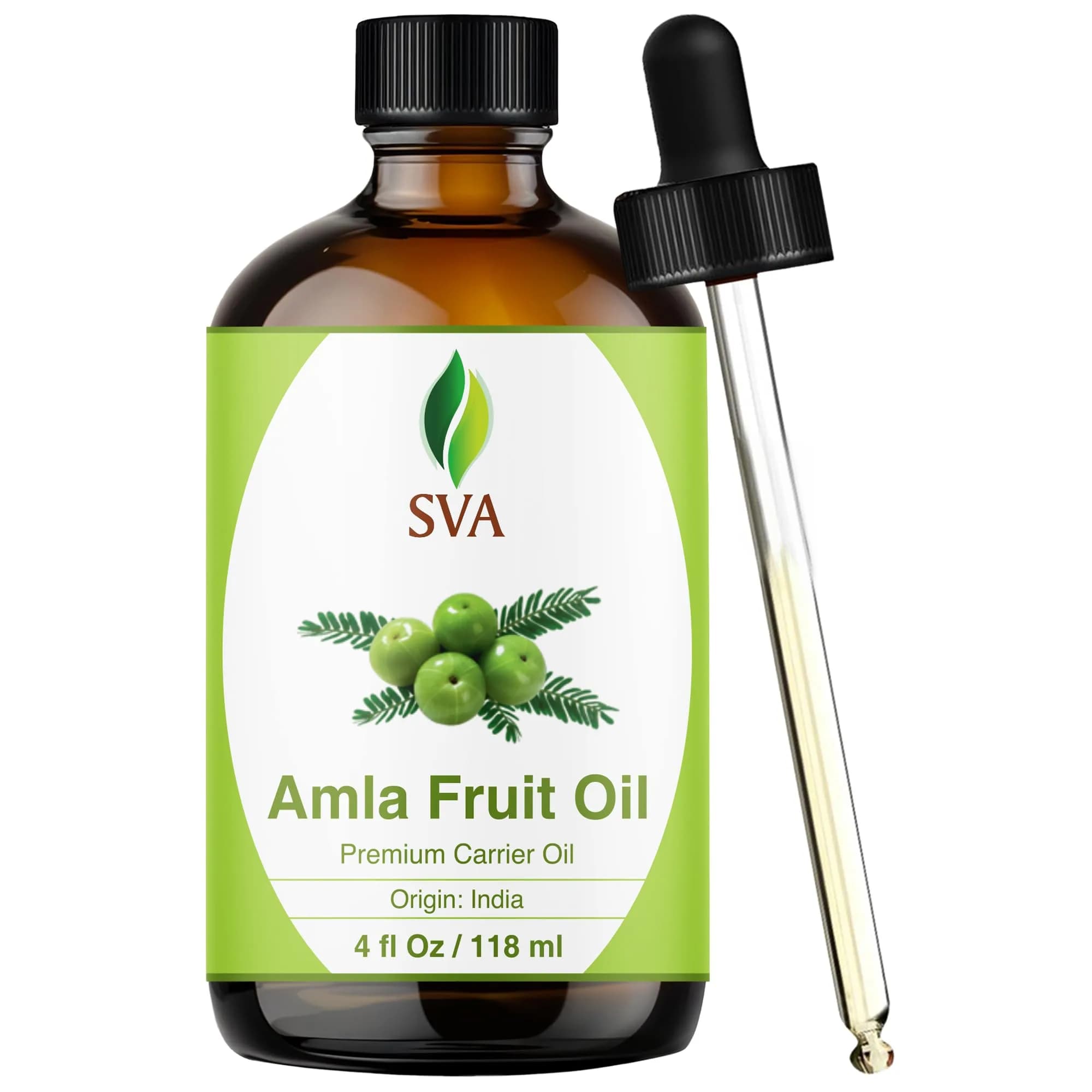 SVA Organics Amla Carrier Oil 4 Fl Oz (118 ml) - Pure & Natural - main product image