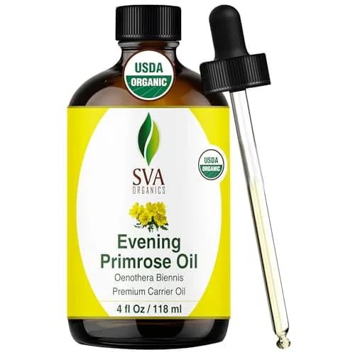 SVA ORGANICS Evening Primrose Carrier Oil, 4 Fl Oz (118 ml) - Single Bottle thumbnail 1