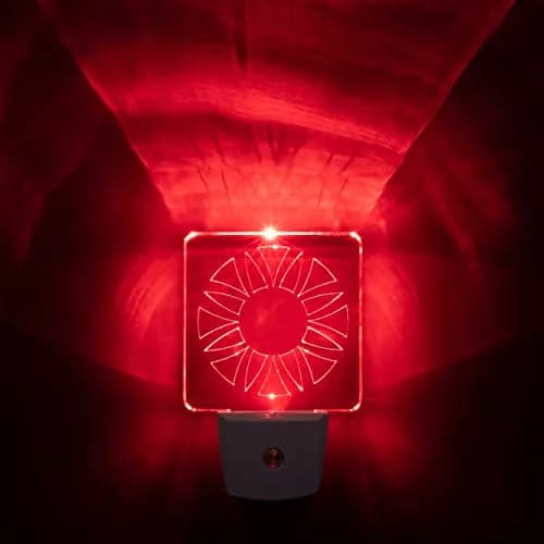 Spectra479 Red LED Night Light for Bedrooms & Bathrooms | BioRhythm Safe Circle thumbnail 1