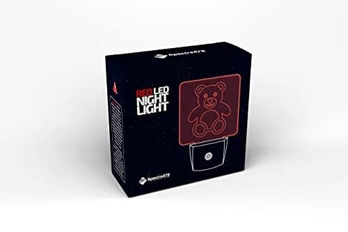 Spectra479 Red LED Night Light (2 Pack) | Non-Disruptive Sleep Lighting for Bedroom & Hallway thumbnail 6